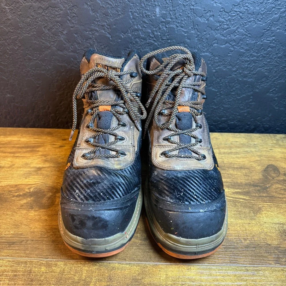 Wolverine CarbonMAX Contour Welt W10717 Brown Leather Work Boots Mens 11EW